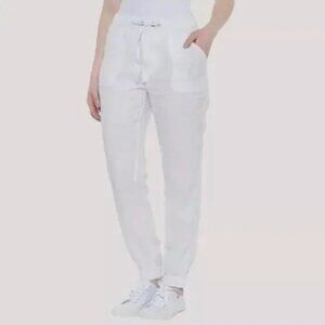 C&C California Small 100% Linen Jogger‎ Pant Drawstring Pockets Size Small